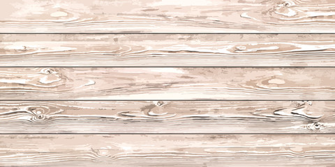 Obraz premium Realistic wood planks texture. Vector background for your design