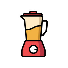 blender - kitchen equipment icon vector design template