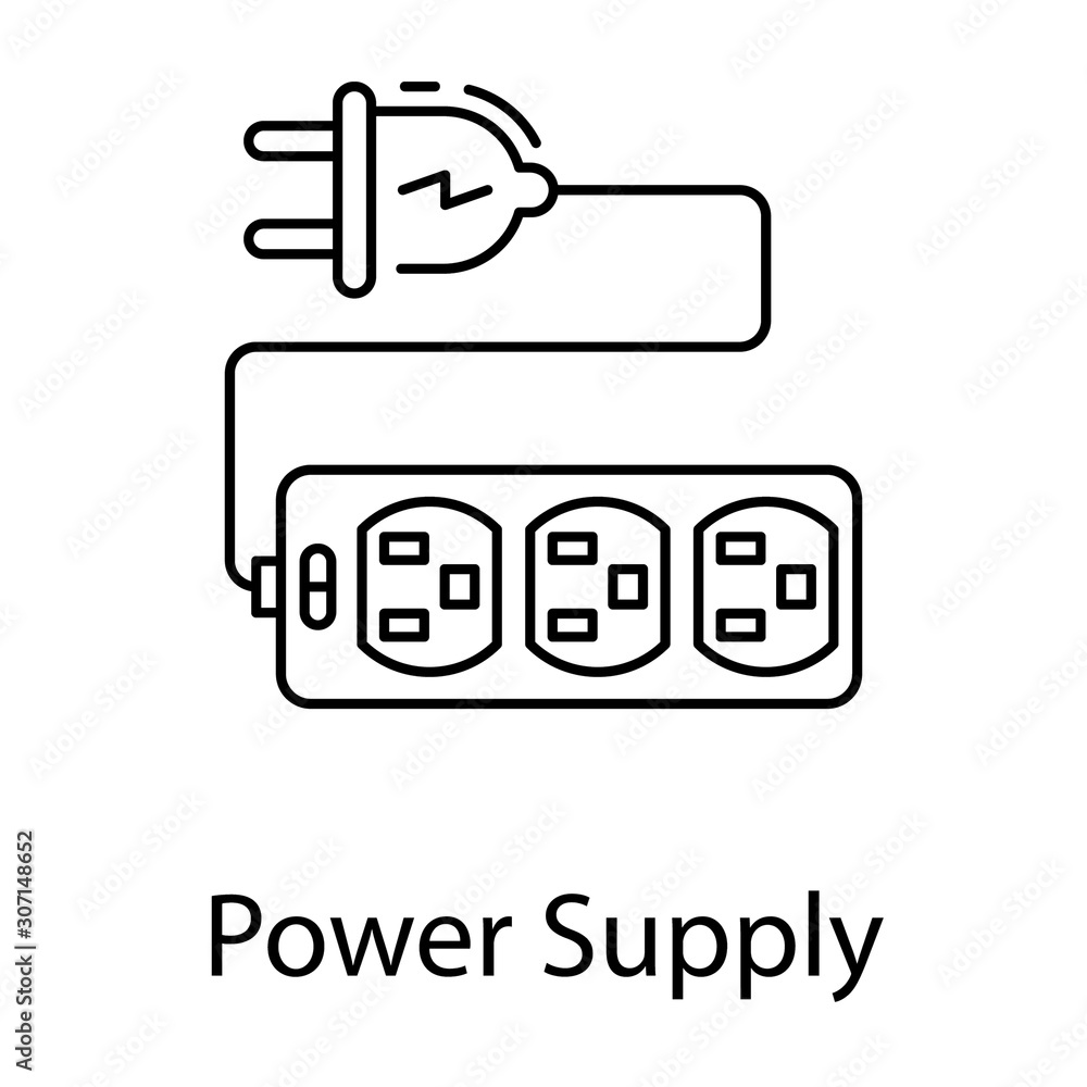 Canvas Prints  Power Supply Vector 