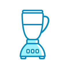 blender - kitchen equipment icon vector design template
