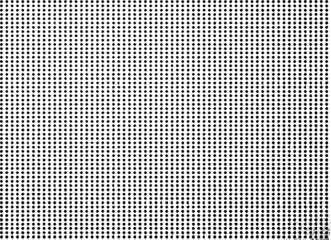 Grid spotted pattern. Abstract grunge halftone lined texture. Distressed uneven grunge background. Abstract vector illustration. Overlay to create interesting effect and depth. Isolated on white. 