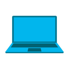 Computer, laptop, notebook, ipad, tablet on white background. Flat 3d isometric illustration isolated on a white background