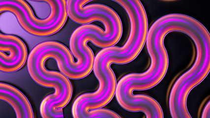 Elegant minimal background. 3d illustration, 3d rendering.