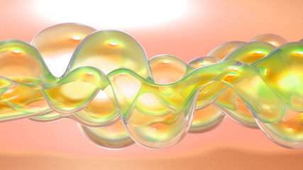 Beautiful, light, elegant background. 3d illustration, 3d rendering.