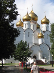 Golden domes. Assumption Cathedral in Yaroslavl