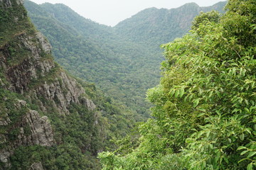 scenic view from the skybridge on langkawi