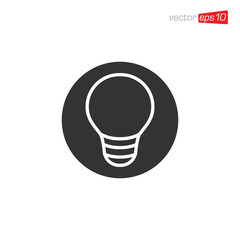 Light Bulb Icon Design Vector