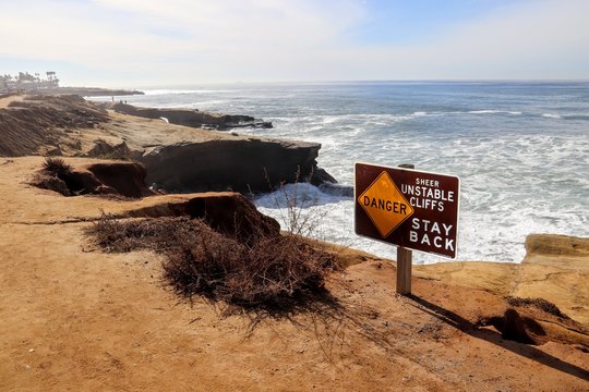 Beautiful views of Sunset Cliffs in San Diego