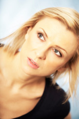 Portrait of a beautiful young girl