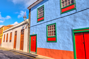 La Laguna, Tenerife, Historical center, HDR Image