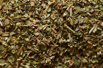 Dried leaves herb and spice 