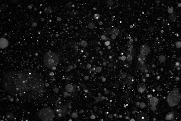 Fototapeta premium closeup background texture of snowflakes during a snowfall