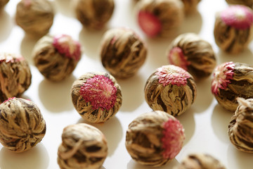 Blooming flowering tea 