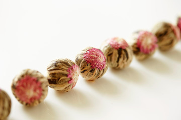 Blooming flowering tea 