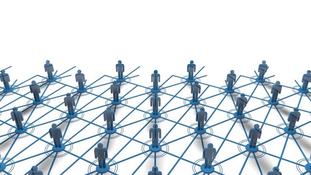 3d rendering of a loop motion graphic social media concept isolated animation