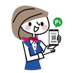 キャッシュレス　PAY　スタッフ