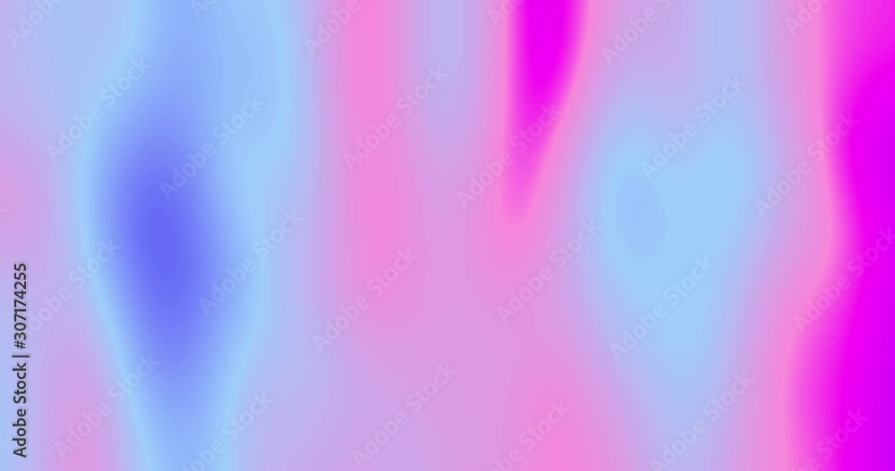 Aufkleber color gradient and iridescent fluid flow effect abstract background. modern trend pink and blue liqu
