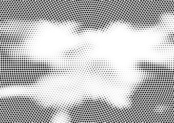 Abstract halftone dotted background. Futuristic grunge pattern, dot and circles.  Vector modern optical pop art texture for posters, sites, business cards, cover, postcards, labels, stickers layout.