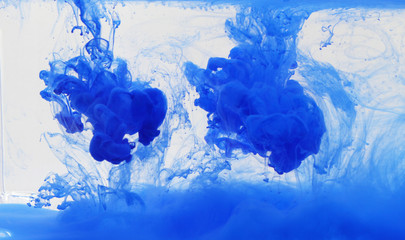 水と絵の具の雲1