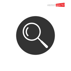 Magnifying Glass Icon Design Vector