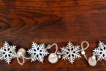 Christmas or New Year decoration background.