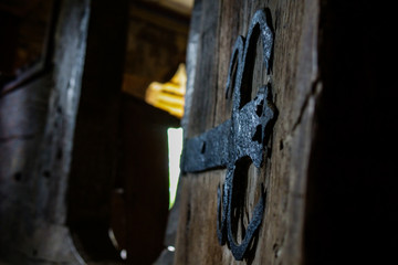 Wooden church monument UNESCO from Rogoz (Maramures, Transylvania, Romania)	