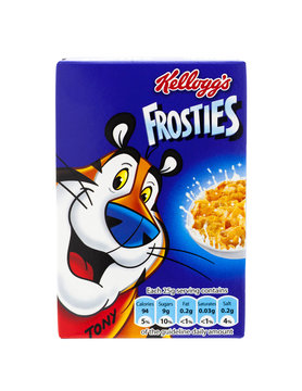 Kelloggs Frosties on a white background