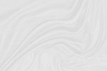 White Cloth background with soft waves.
