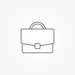 Briefcase vector icon sign symbol