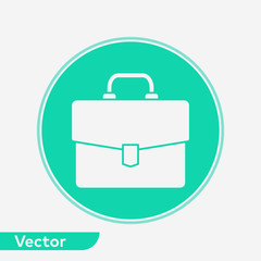 Briefcase vector icon sign symbol