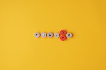 Changing the word Change into Chance