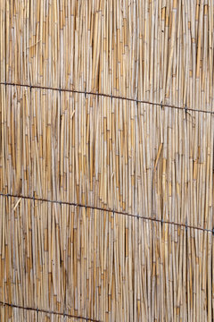bamboo roof top close up background texture vertical.