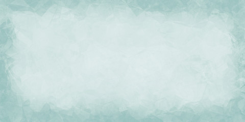 light aqua random geometric backdrop with darker border