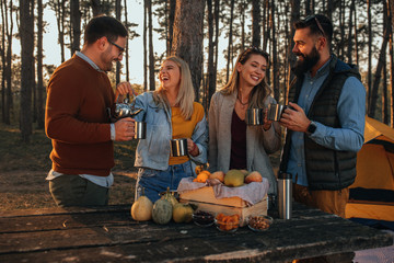 The autumn is all about hanging with friends