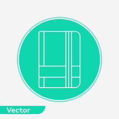 Agenda vector icon sign symbol