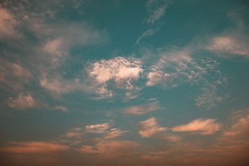 Fototapeta premium Lovely sky with clouds texture