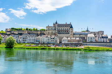 Fototapeta premium Amboise castle in Loire valley, France