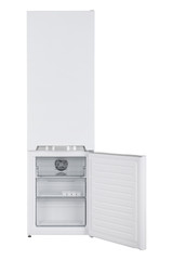 Refrigerator Isolated on White Background. Modern Kitchen and Domestic Major Appliances