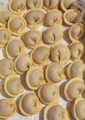 cooking Russian dumplings