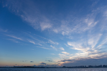 東京湾と夜景