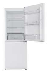 Refrigerator Isolated on White Background. Modern Kitchen and Domestic Major Appliances