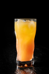 Paradise is a cocktail that contains gin, apricot brandy and orange juice.