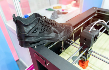 3d printed shoe figure close-up