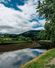 Fototapeta premium Beautiful sunny day driving through the ring of kerry