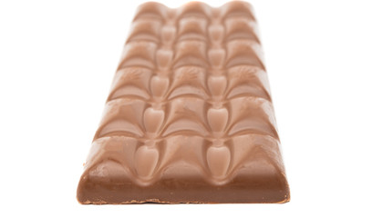 chocolate bar isolated