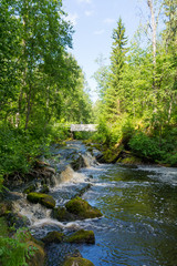 waterfall in Karelia