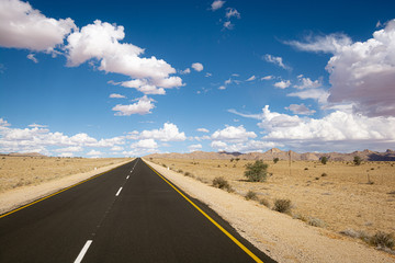 road in desert