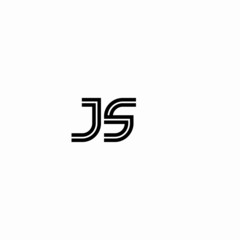 Initial outline letter JS style template	