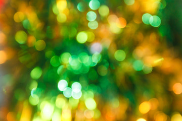 Defocused holiday colorful bokeh background