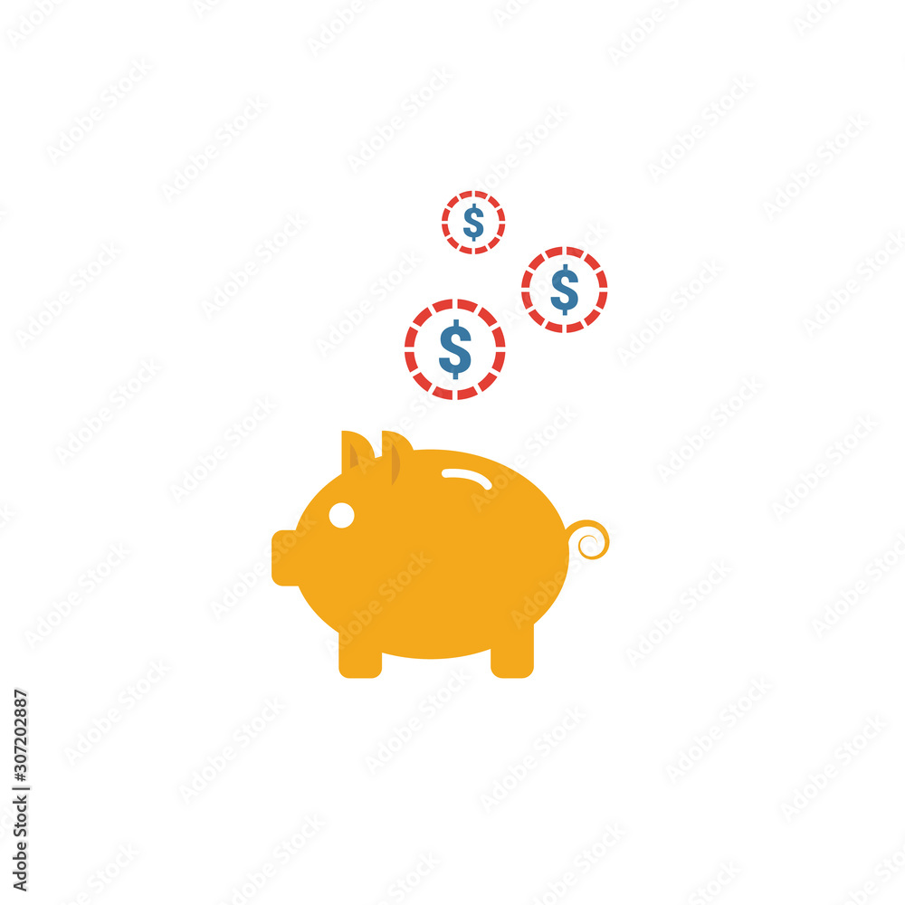 Poster saving icon. simple element from personal finance icons collection. creative saving icon ui, ux, app